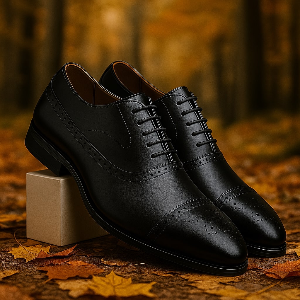 Vittore Leather Oxford Shoes