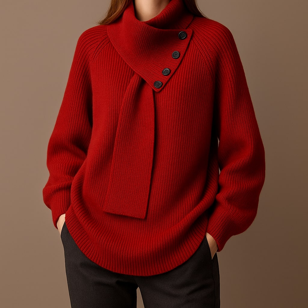 Elena Rib-Knit Sweater